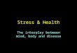Stress & Health The interplay between mind, body and disease