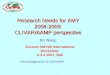 LASG/IAP Research Needs for AMY 2008-2009: CLIVAR/AAMP perspective Second AMY08 International Workshop 9-3-4 2007, Bali Bin Wang Acknowledgements: CLIVAR/AAMP