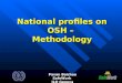 National profiles on OSH – Methodology Pavan Baichoo SafeWork ILO Geneva