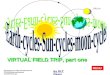 Http://tchriste/courses/PES1 05/105lectures/figures/SunEarthMoon.gif MENU VIRTUAL FIELD TRIP, part one VIRTUAL FIELD TRIP, part one by M.T