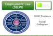 Employment Law (5ELW) GOSH Weekdays Tristan Callaghan