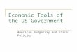 Economic Tools of the US Government American Budgetary and Fiscal Policies