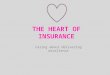 THE HEART OF INSURANCE Caring about delivering excellence