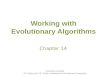 Constraint handling A.E. Eiben and J.E. Smith, Introduction to Evolutionary Computing Chapter 14