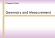 Geometry and Measurement Chapter Nine. Lines and Angles Section 9.1