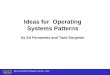 Secure Systems Research Group - FAU Ideas for Operating Systems Patterns by Ed Fernandez and Tami Sorgente