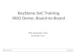 KeyStone SoC Training SRIO Demo: Board-to-Board MMI Application Team December 2011