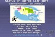 STATUS OF COFFEE LEAF RUST (Hemileia vastatrix) IN JAMAICA COFFEE LEAF RUST WORKSHOP CICAFE, COSTA RICA MARCH 13-14, 2008 Presented by: Louis Campbell