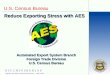U.S. Census Bureau Reduce Exporting Stress with AES Automated Export System Branch Foreign Trade Division U.S. Census Bureau
