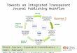 Towards an Integrated Transparent Journal Publishing Workflow Eleni Castro, Research Coordinator > IQSS, Harvard APSA DA-RT Workshop / September 18, 2014