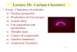 10-1 Lecture 10: Curium Chemistry From: Chemistry of actinides §Nuclear properties §Production of Cm isotopes §Atomic data §Cm separation and purification