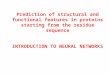 Prediction of structural and functional features in proteins starting from the residue sequence INTRODUCTION TO NEURAL NETWORKS