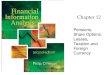 Chapter 12 Pensions, Share Options, Leases, Taxation and Foreign Currency