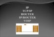 OUTLINE What is a IP?  TCP/IP protocols What is Router?  Host-Based vs. Dedicated Routers What is ip routing and how is it done? Link State Routing