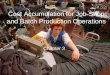 Cost Accumulation for Job-Shop and Batch Production Operations Chapter 3