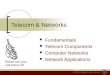 © 2004 Ken Baldauf, All rights reserved. Telecom & Networks Fundamentals Telecom Components Computer Networks Network Applications Please turn your cell