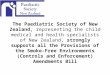 The Paediatric Society of New Zealand, representing the child medical and health specialists of New Zealand, strongly supports all the Provisions of the