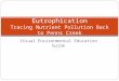 Visual Environmental Education Guide Eutrophication Tracing Nutrient Pollution Back to Penns Creek