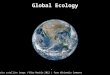 Global Ecology Composite satellite image (“Blue Marble 2012”) from Wikimedia Commons