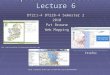 Spatial Databases: Lecture 6 DT211-4 DT228-4 Semester 2 2010 Pat Browne Web Mapping  