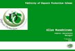 Publicity of Deposit Protection Scheme Allen Musadziruma Public Relations Manager 7 October 2014