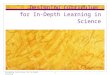 Designing Curriculum for In-Depth Learning in Science 1Designing Curriculum for In-Depth Learning