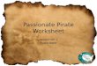 Passionate Pirate Worksheet Assignment 2 Austin Baker