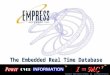 Copyright© 2004 Empress Software, Inc. All Rights Reserved