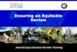 Ensuring an Equitable Review AmeriCorps External Review Training