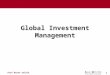 Global Investment Management Prof Bruno Solnik 1