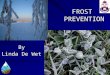 FROST PREVENTION By Linda De Wet. WHAT IS FROST? Frost is defined in the Glossary of Meteorology as the condition that exists when the temperature (Ta)