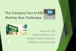 The Changing Face of ABE: Meeting New Challenges March 26, 2015 CAACE Conference 2015 Presenter: Sharon Muldowney Middletown Adult Education