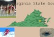 I.Virginia State Government A.What are the purposes of the Virginia state government? promote public health, safety, and welfare administer federal programs