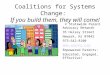 Coalitions for Systems Change: If you build them, they will come! © Statewide Parent Advocacy Network 35 Halsey Street Newark, NJ 07042 973-642-8100 