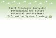 IS/IT Strategic Analysis: Determining the Future Potential and Business Information System Strategy
