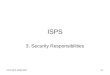 HZS ISPS 2006-20073.1 ISPS 3. Security Responsibilities