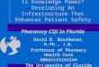 Is Knowledge Power? Developing An Infrastructure That Enhances Patient Safety Pharmacy CQI In Florida David B. Brushwood, R.Ph., J.D. Professor of Pharmacy