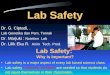 Lab Safety Dr. G. Ciptadi,. Lab Genetika dan Pem. Ternak Dr. Marjuki : Nutrition Lab Dr. Lilik Eka R. Anim Tech. Prod. Lab Safety: Why is Important? Lab