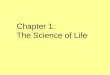 Chapter 1: The Science of Life. Biology – The study of life Organism – Anything capable of carrying on life processes Branches of biology – There are