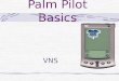Palm Pilot Basics VNS. Palm Basics Palm Basics Part 1 Palm Basics Part 2 Software