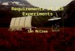 Requirements of ISR Experiments Ian McCrea. A generic radar system Transmitting antenna: G T Receiving antenna: A r A/DRX Power: P TX Timing & Control