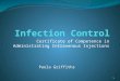 Certificate of Competence in Administrating Intravenous Injections 1 Paola Griffiths
