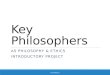 Key Philosophers AS PHILOSOPHY & ETHICS INTRODUCTORY PROJECT RJCOUSINS2015