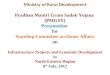Ministry of Rural Development Pradhan Mantri Gram Sadak Yojana (PMGSY) Presentation for Standing Committee on Home Affairs on Infrastructure Projects and