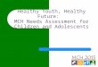 Healthy Youth, Healthy Future: MCH Needs Assessment for Children and Adolescents