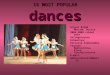 16 MOST POPULAR dances School #1694 Moscow, Russia 2008\2009 school year Salimgereyeva Dzhamilya; Fetisova Aleksandra Teacher: Makhovikova Elena Vyacheslavovna