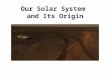 Our Solar System and Its Origin. What does the solar system look like?