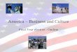 America – Business and Culture Final Year elective - Outline