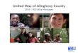 United Way of Allegheny County 2014 | 2015 Key Messages