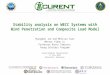Stability analysis on WECC Systems with Wind Penetration and Composite Load Model Hyungdon Joo and Melissa Yuan Mentor Yidan Lu Professor Kevin Tomsovic
